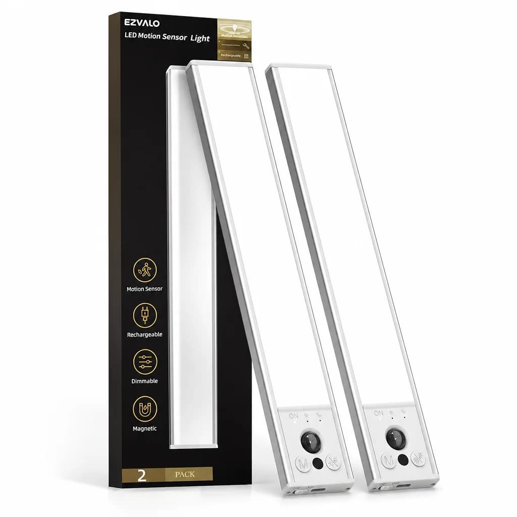 EZVALO Motion Sensor Lights — 2-Pack